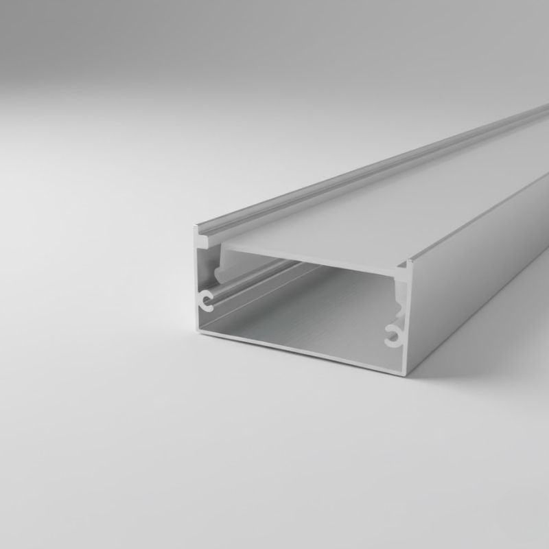 Perfil de LED Sobrepor Branco | Barra 2 Metros | Design Robusto