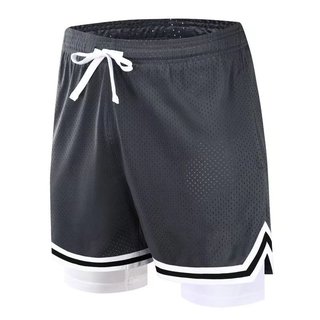 Shorts transfronteiriços masculinos verão solto calças de cinco pontos treinamento esportivo shorts de basquete colete m