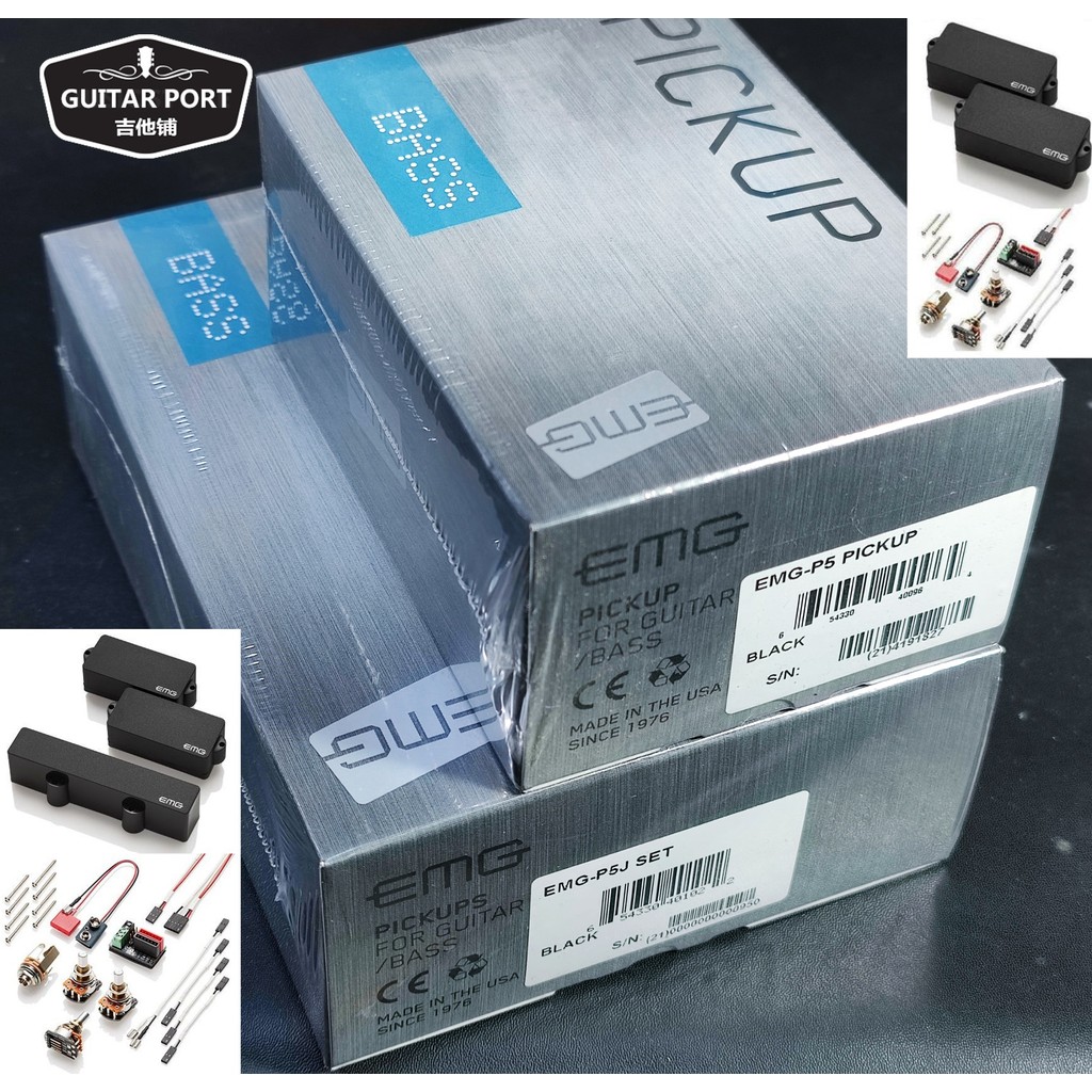 Produto americano EMG P P5 P5J J5 p/pj baixo baixo 5 cordas cinco cordas baixo captador ativo