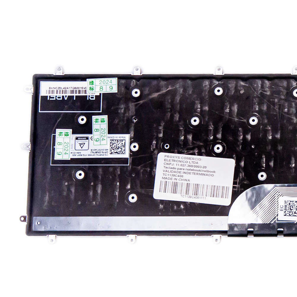 Teclado para Notebook compatível com Dell Inspiron G3-3590 ABNT2 — imagem 2 de 2