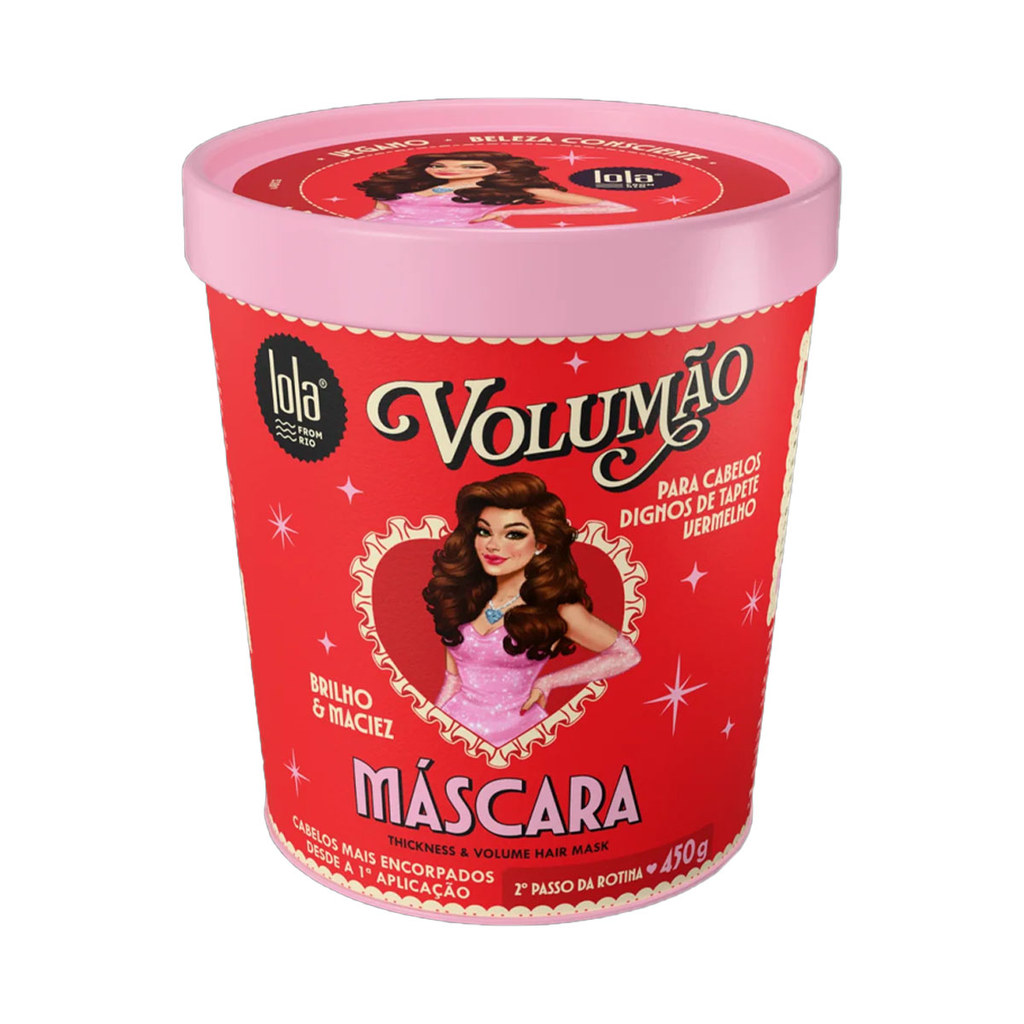 Mascara Lola Cosmetics Volumao 450g