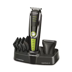 Aparador de Pelos Elétrico Mondial Super Groom 6 em 1 BG-04 - Bivolt