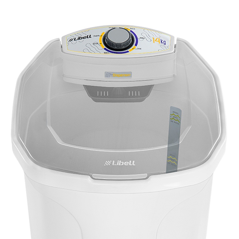 Lavadora de roupas semiautomática 14kg branca Libell · foto 2