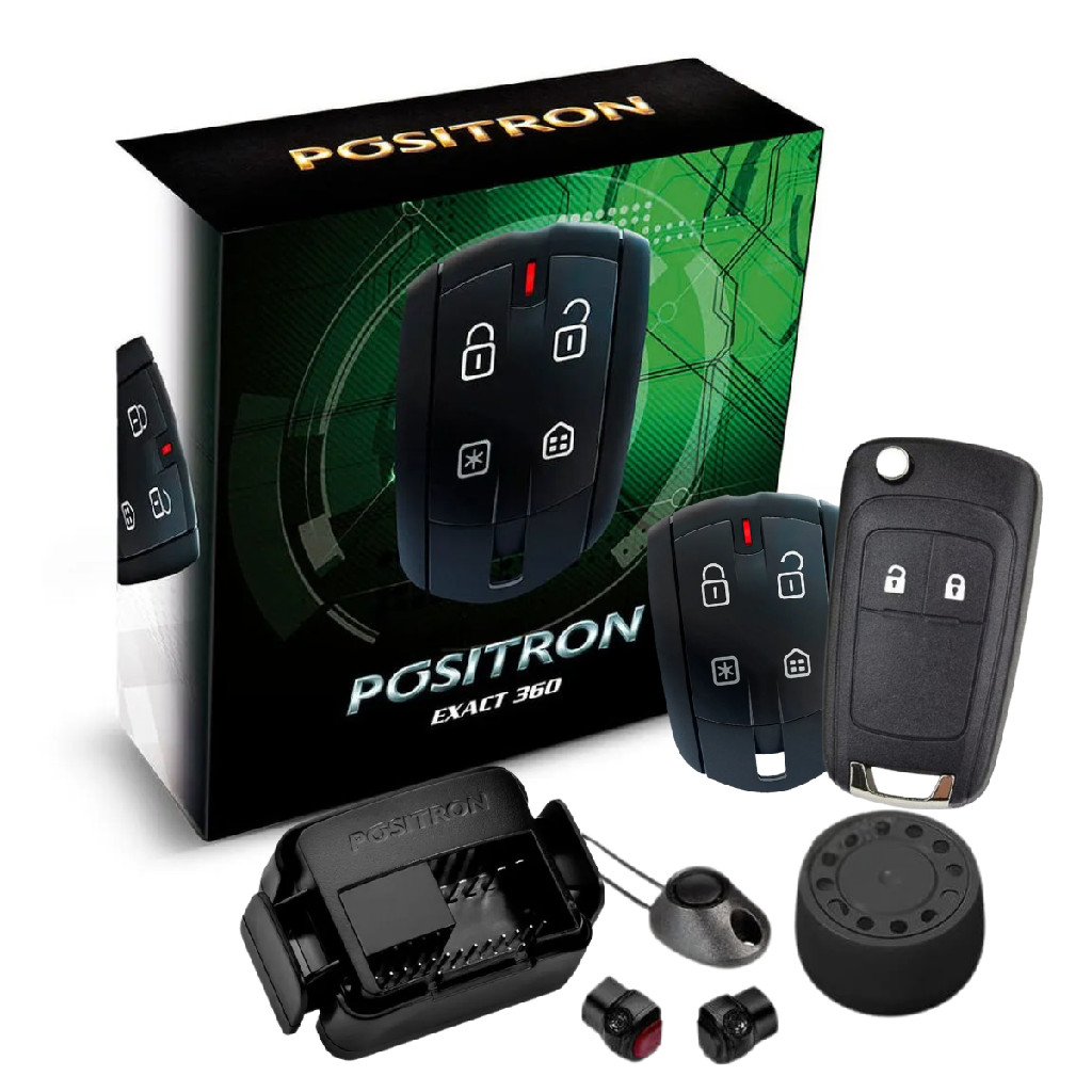 Alarme Automotivo Positron Exact Chave Canivete Gm Onix