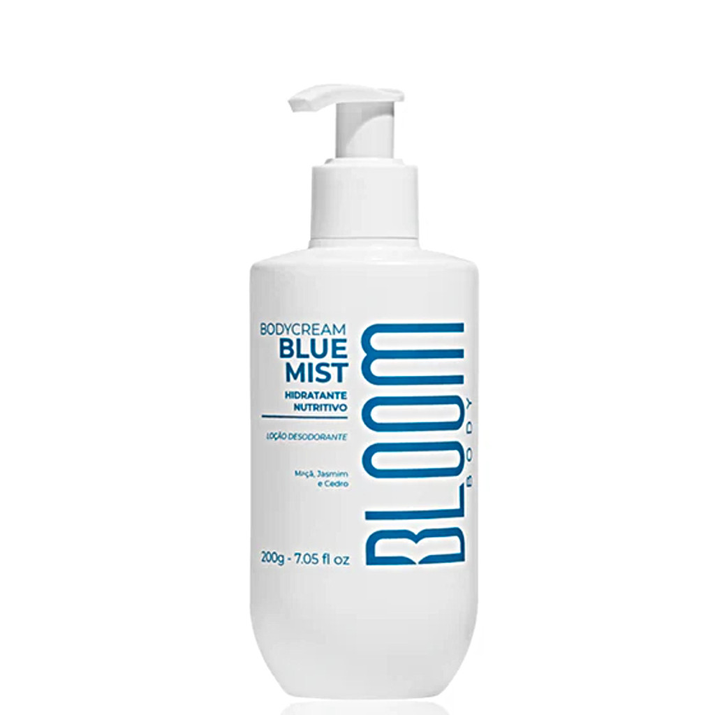 Bloom Blue Mist Body Cream Loção Desodorante Hidratante 200g