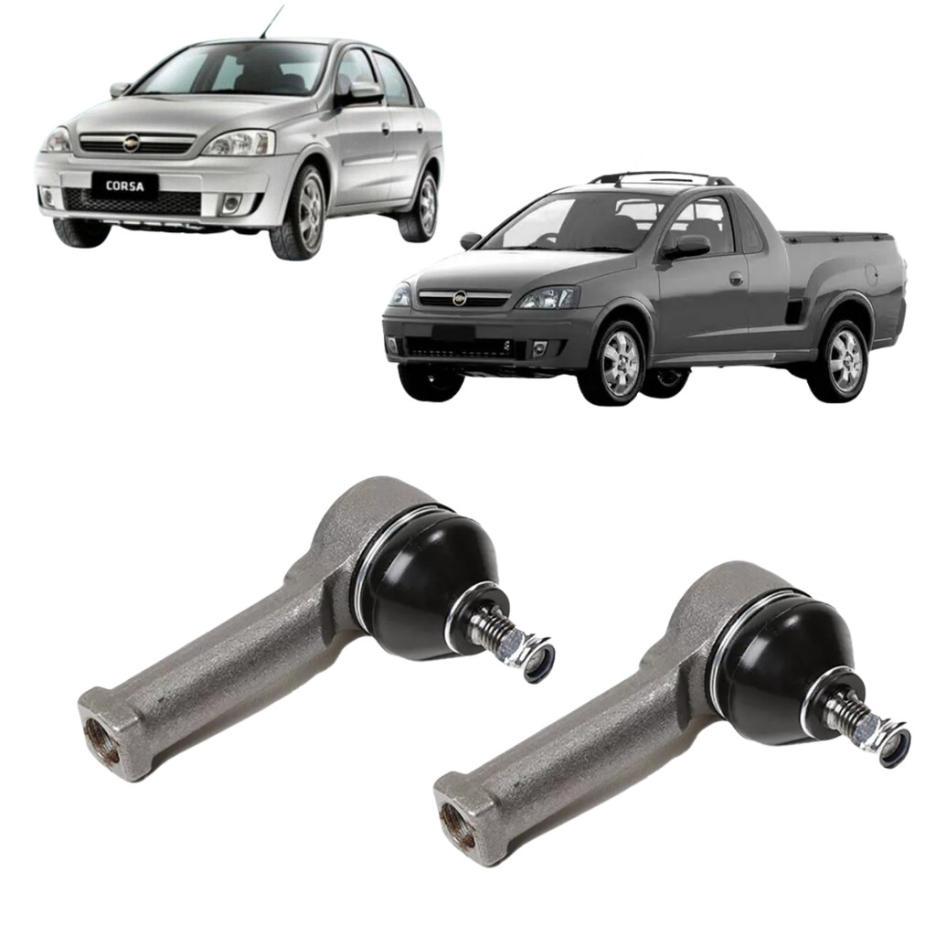 Par Terminal Direção Montana 2004 A 2005 Corsa 2002 A 2012 Direito Esquerdo em Oferta na Shopee