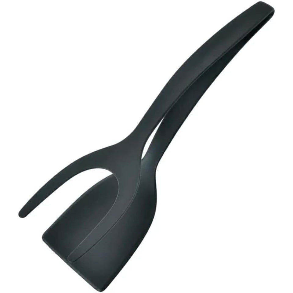 Espátula Clip Nylon 31 cm BigSul 22751 – Para Virar Ovos e Panquecas, Cabo Resistente, Antiaderente