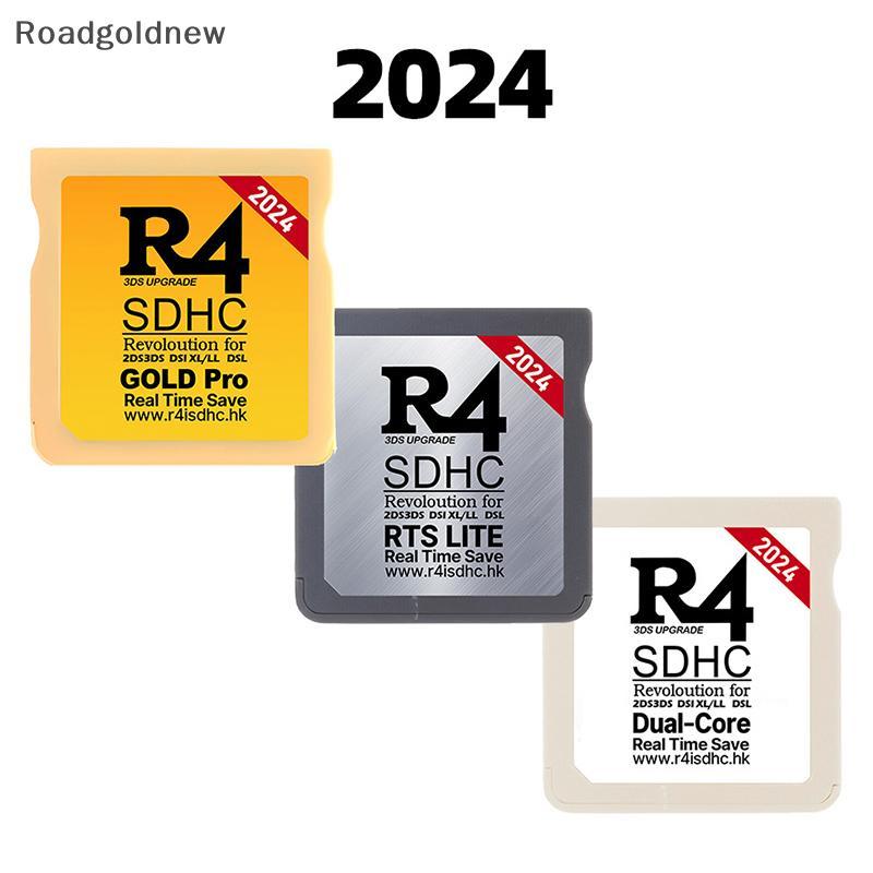 RGN 2024 Para NDS Cartão De Jogo R4I SDHC TF Ouro Pro Videogame Branco Prata Memória Digital NW