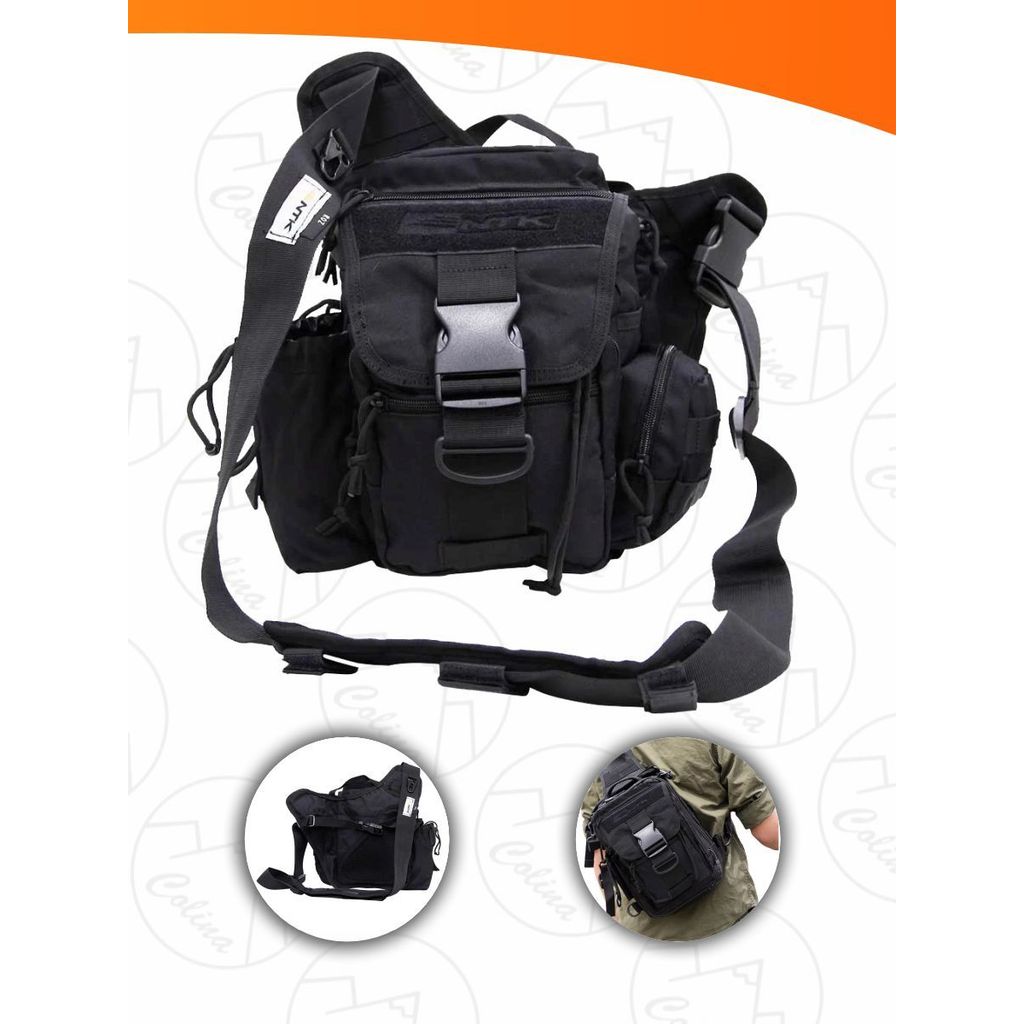 Mochila / Bolsa Tática De Ombro Roz  Nautika Camping Montanhismo