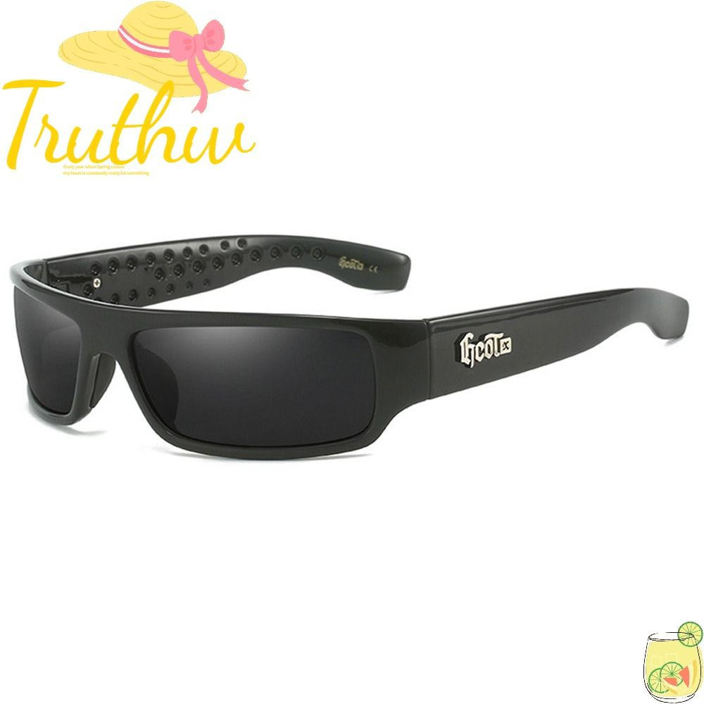 TRUTHW Biker Gang Style Shades , Proteção UV Ideais Para Dirigir E Andar De Óculos De Sol Polarizados , Templos Estampad em Oferta na Shopee