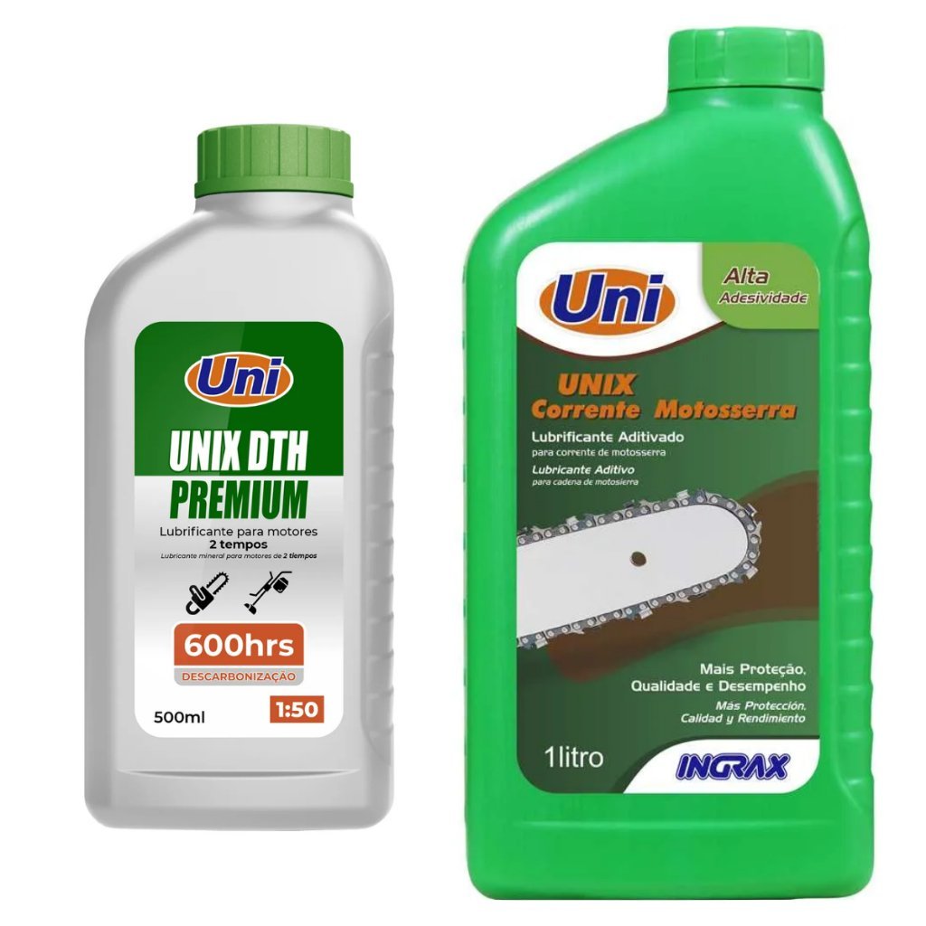 Kit Óleo para Motosserra 500ml e 1L