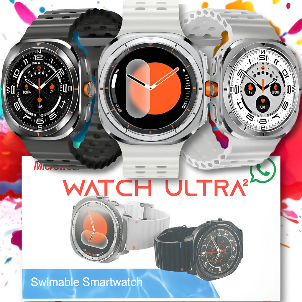 Smartwatch Microwear Watch Ultra 2 Relógio Inteligente GPS Resposta de Mensagens Design Premium 2025