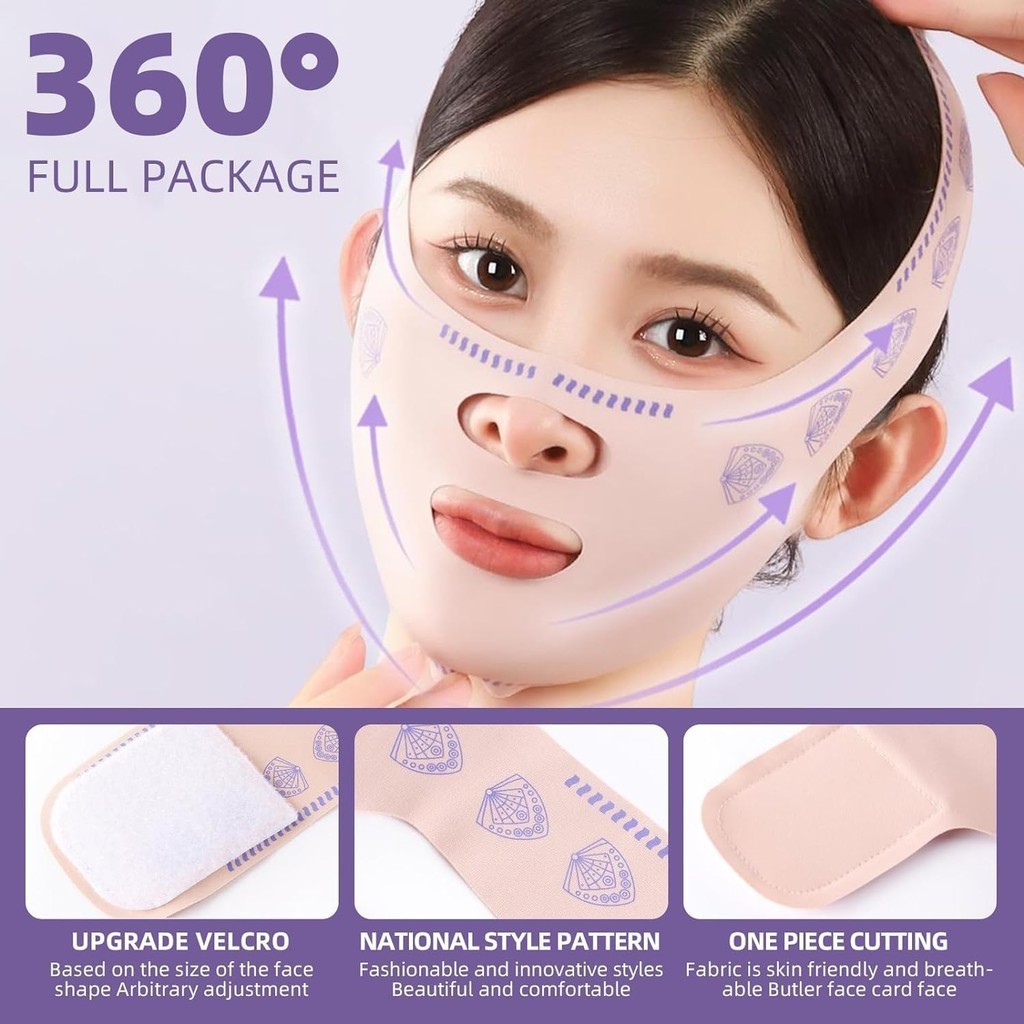 Novo Elástico Rosto V-Face Shaper Para Mulheres Queixo Bochecha Elevador Emagrecimento Anti-Rugas