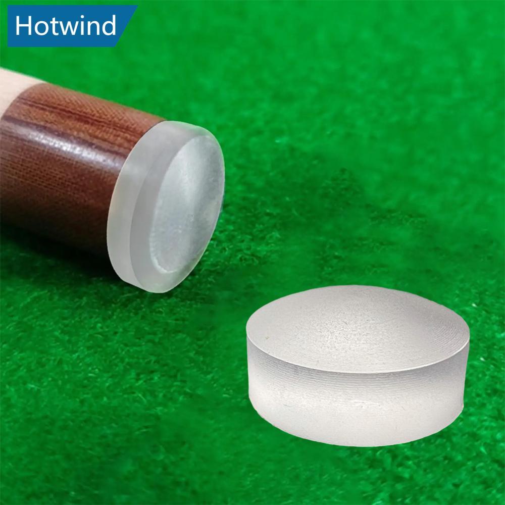 HW 5 Peças 13/13.5/14MM Ponta De Taco De Bilhar Antiderrapante Resistente Ao Desgaste Madeira Elétrica Transparente Rígi
