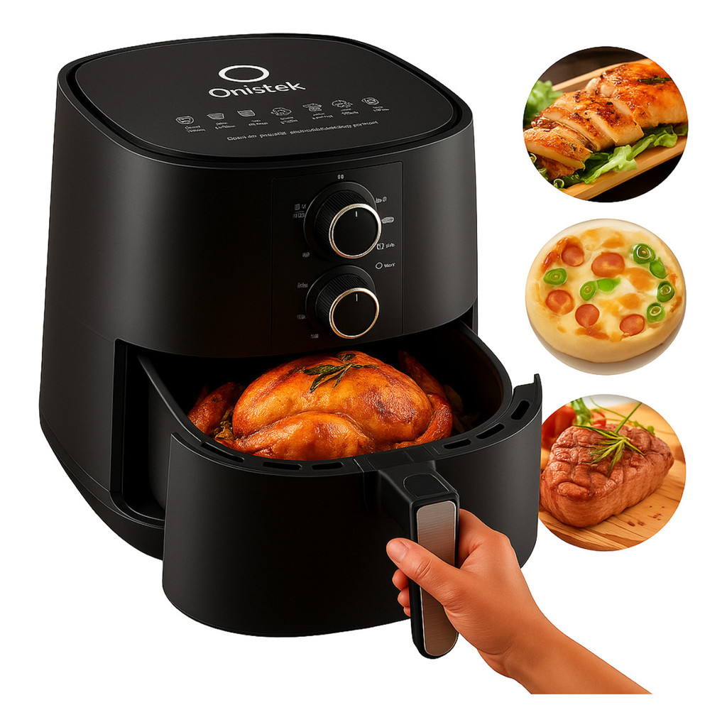 Air Fryer 3,7L Sem Óleo 1200w Antiaderente Ar Quente Fritadeira Grande Capacidade 1200w 110/220v
