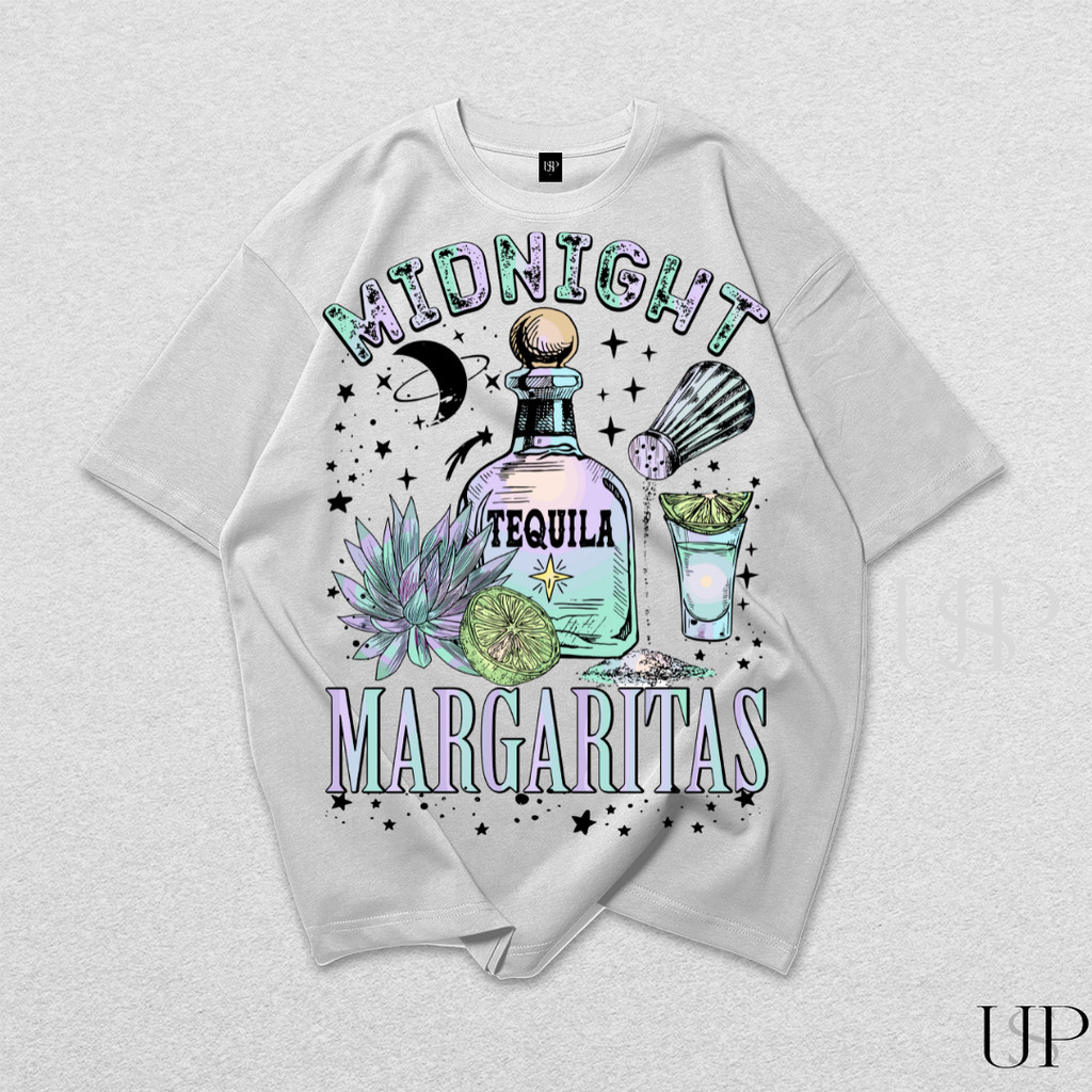 Camiseta Camisa Margarita Midnight Tequila Desenho T-shirt Casual Star Streetwear Feminino Unissex