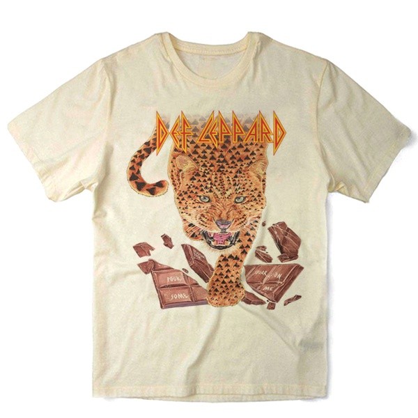 Camiseta Algodao Def Leppard Banda de Rock Bandas Heavy Metal Musica Pop Nervous