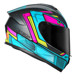 CAPACETE RACE TECH HIT ANDROID ROSA em Oferta na Shopee
