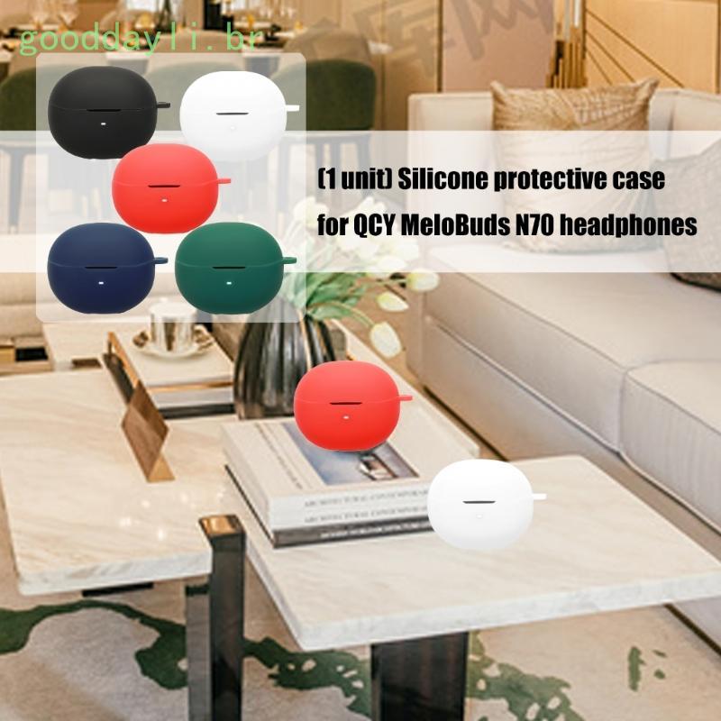 GOO Earbud Scratchproof Case Envoltório Pele À Prova Choque Para MeloBuds N70 Caixa Gabinete Poeira Laváv