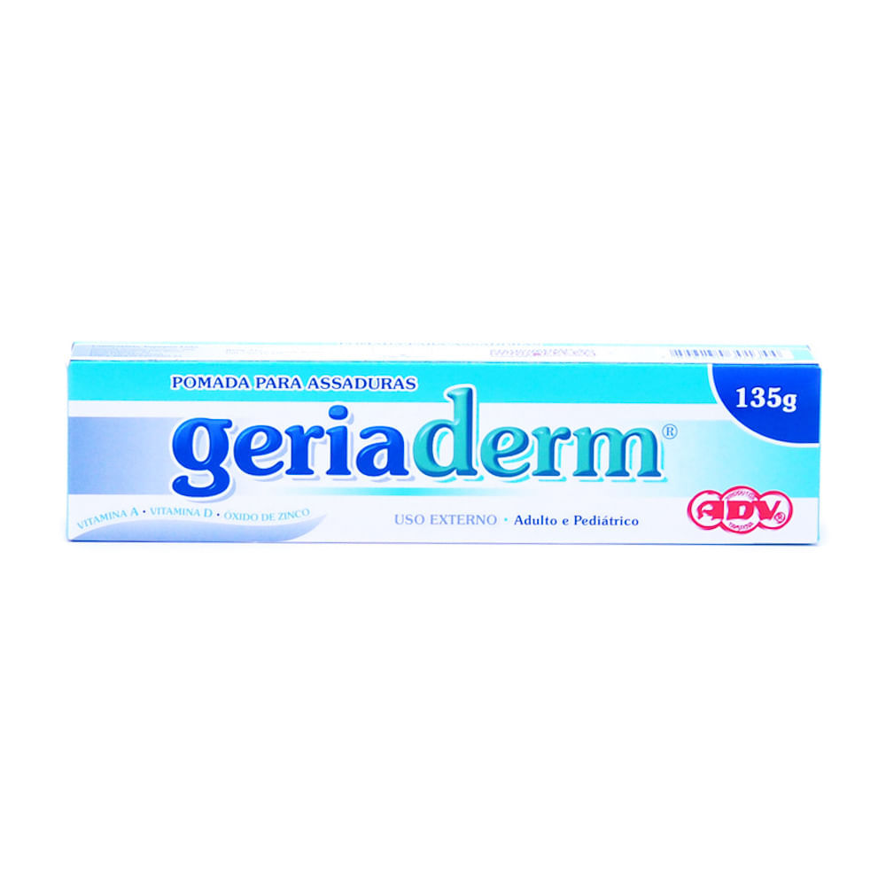 Geriaderm Pomada Contra Assadura com 135g