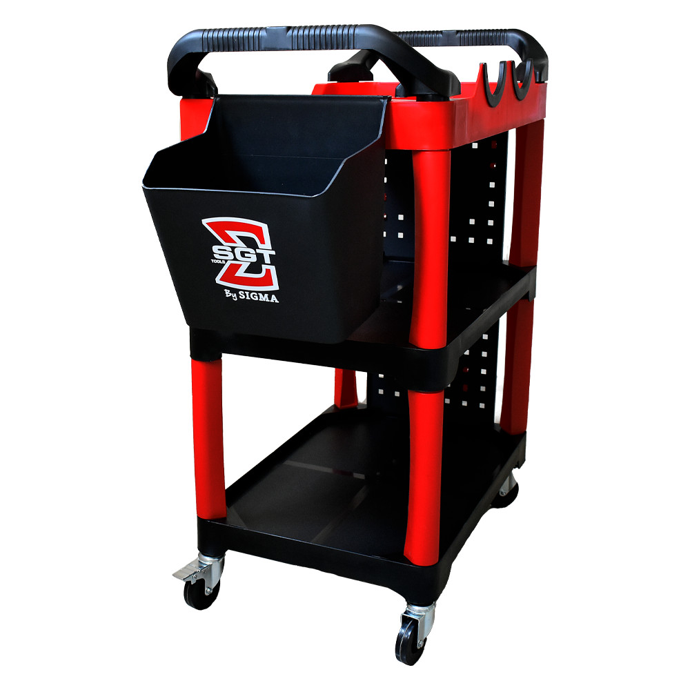 Carrinho Detailers Red & Shine II Sigma Tools