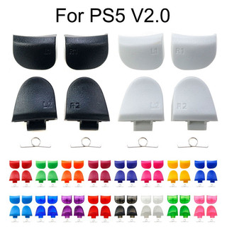 Múltiplas Cores Para O Controlador PS5 V2.0 BDM-020 L2 R2 L1 R1 Botões De Gatilho Com Molas