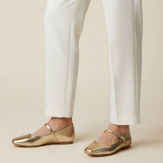 Sapatilha Feminina Mary Jane Confortável Luxo Elegante Sapato Feminino Boneca  Bico Quadrado Amêndoa