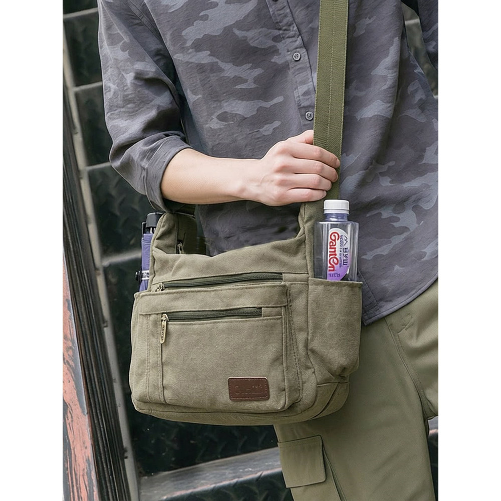 Bolsa masculina bolsa de ombro vabu trabalho Casual bolsa mensageiro masculina mensageiro de lona mochila masculin