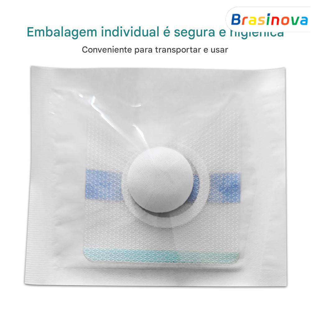Remendo para Hérnia Umbilical Infantil – 3/6/9 Unidades, Descartável, com Suporte Adesivo e Material