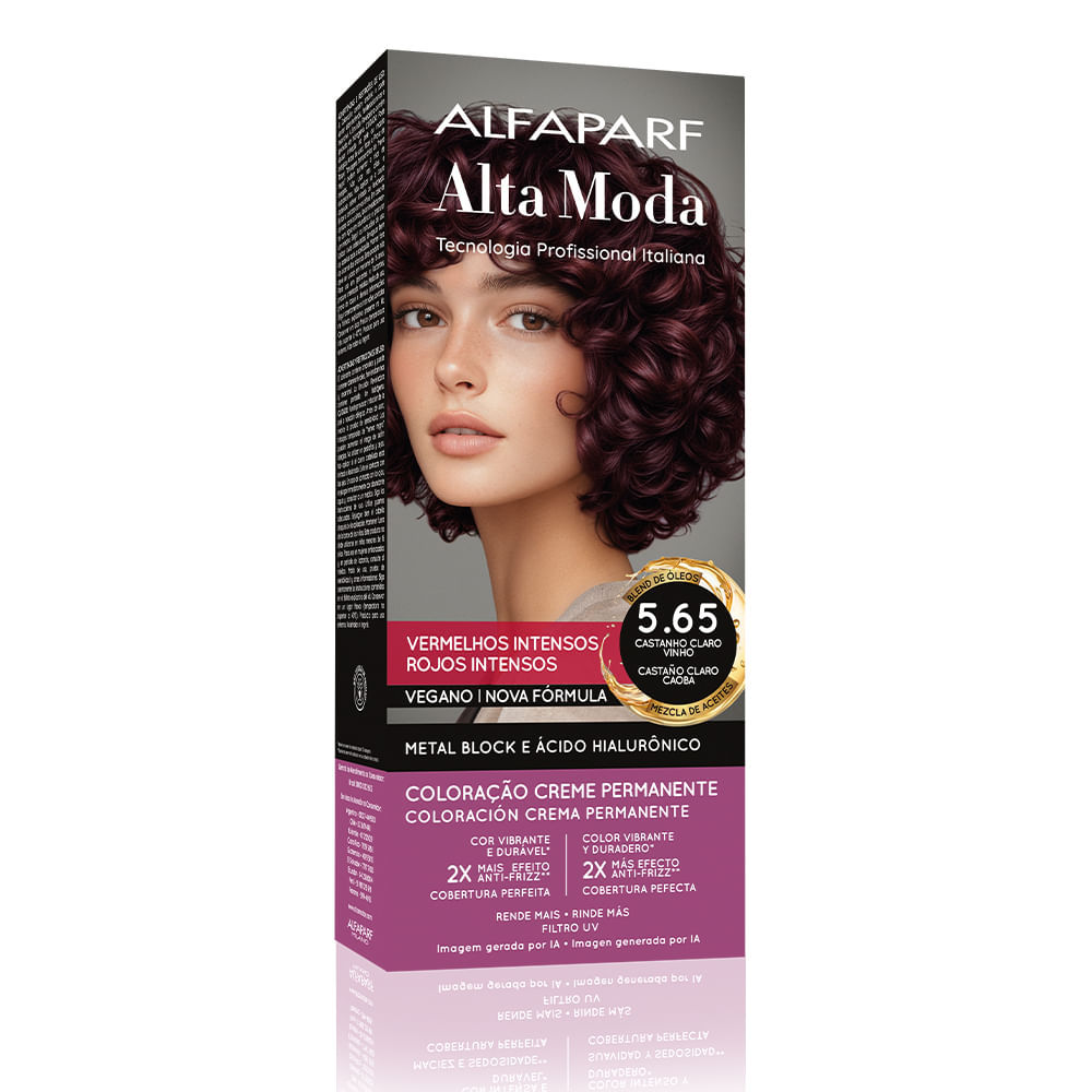 Tintura Alta Moda Castanho Claro Vinho 5.65