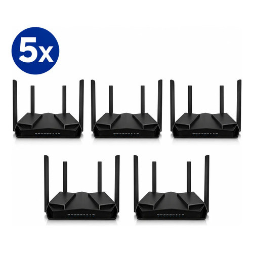 Kit 5 Roteadores Wifi 6 Ax3000 Easy4link Wr3004 Gigabit