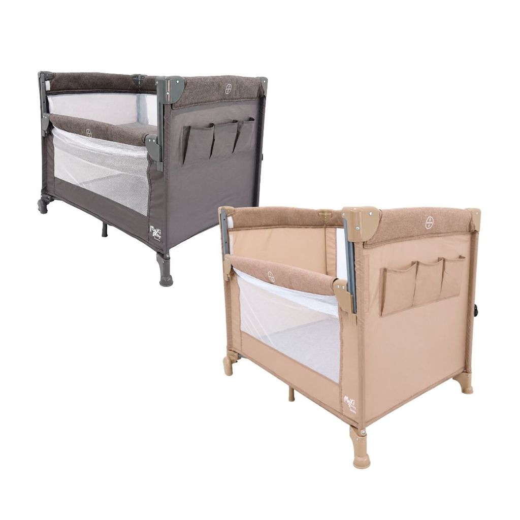 Berço Portátil Cercado Bebê Co-bed Acoplado 2 Alturas Desmontável Buddy Maxi Bab