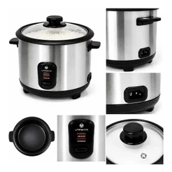 Panela De Arroz Elétrica Pratic 10 Xic. Inox Unitermi