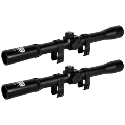 Kit 02un. Lunetas 4x20mm AR15 Sport para Carabina Trilho 11mm