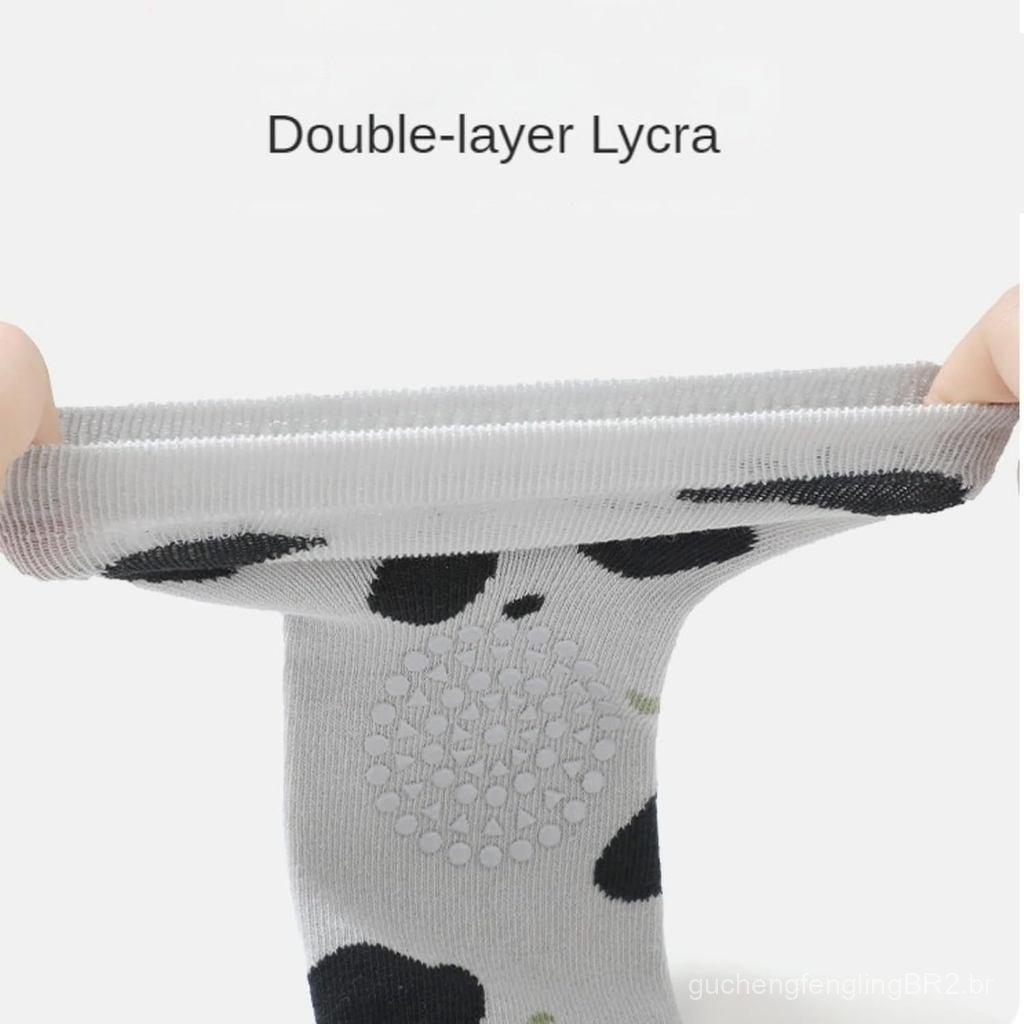 Meias Antiderrapantes para Bebês e Crianças Pequenas com Grips, Meias Antiderrapantes para Meninas e Meninos, Meias de T