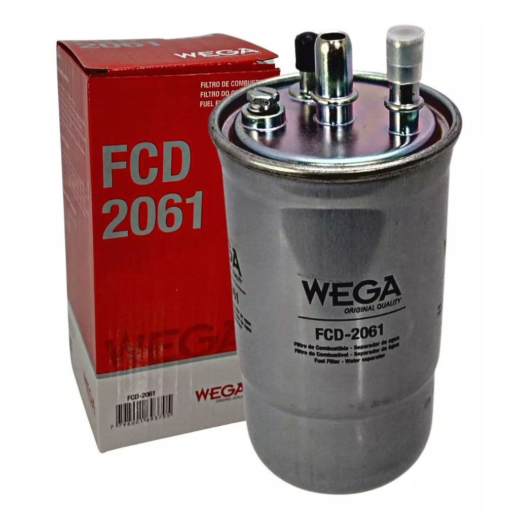 Filtro Combustível Blindado Ford Ranger 3.0 2005/2012 Troller T4 3.0 2005/2013 Wega FCD2061