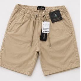 Bermuda Sarja Masculina com Elastano Premium Short Casual Mauricinho Confortável Ajustável com Cordão Luxo