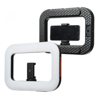 Ring Light LED Portatil Bateria Suporte Celular Vlog 20w