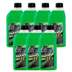 Kit 7 Litros Aditivo Radiador Paraflu Hibrido VERDE Long Life Pronto para uso 103016
