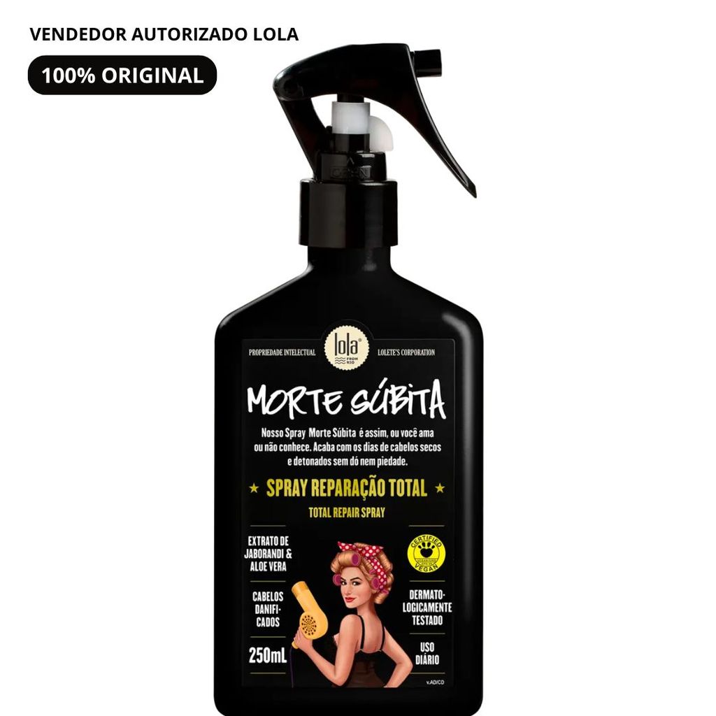 Spray Reparação Total Morte Súbita 250ml - Lola Cosmetics