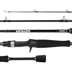Vara de Pesca Marine Sports Venza 1,70m Casting 8-17lb Carretilha Fibra Carbono Fuji EVA Média Pesada