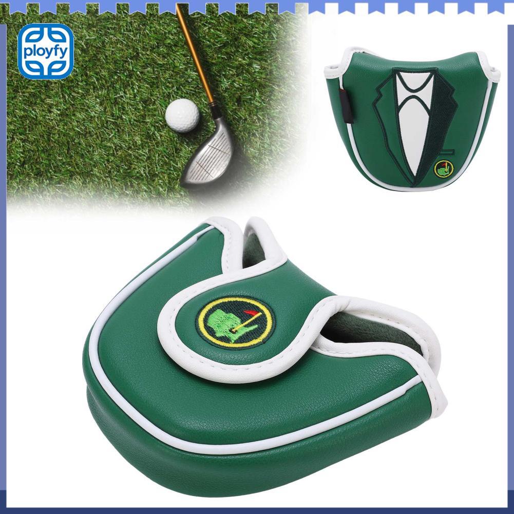 Ployfy 01 02 015 Capa de putter Jaqueta verde Design Protetor de cabeça de taco à prova de poeira Tecido impermeável