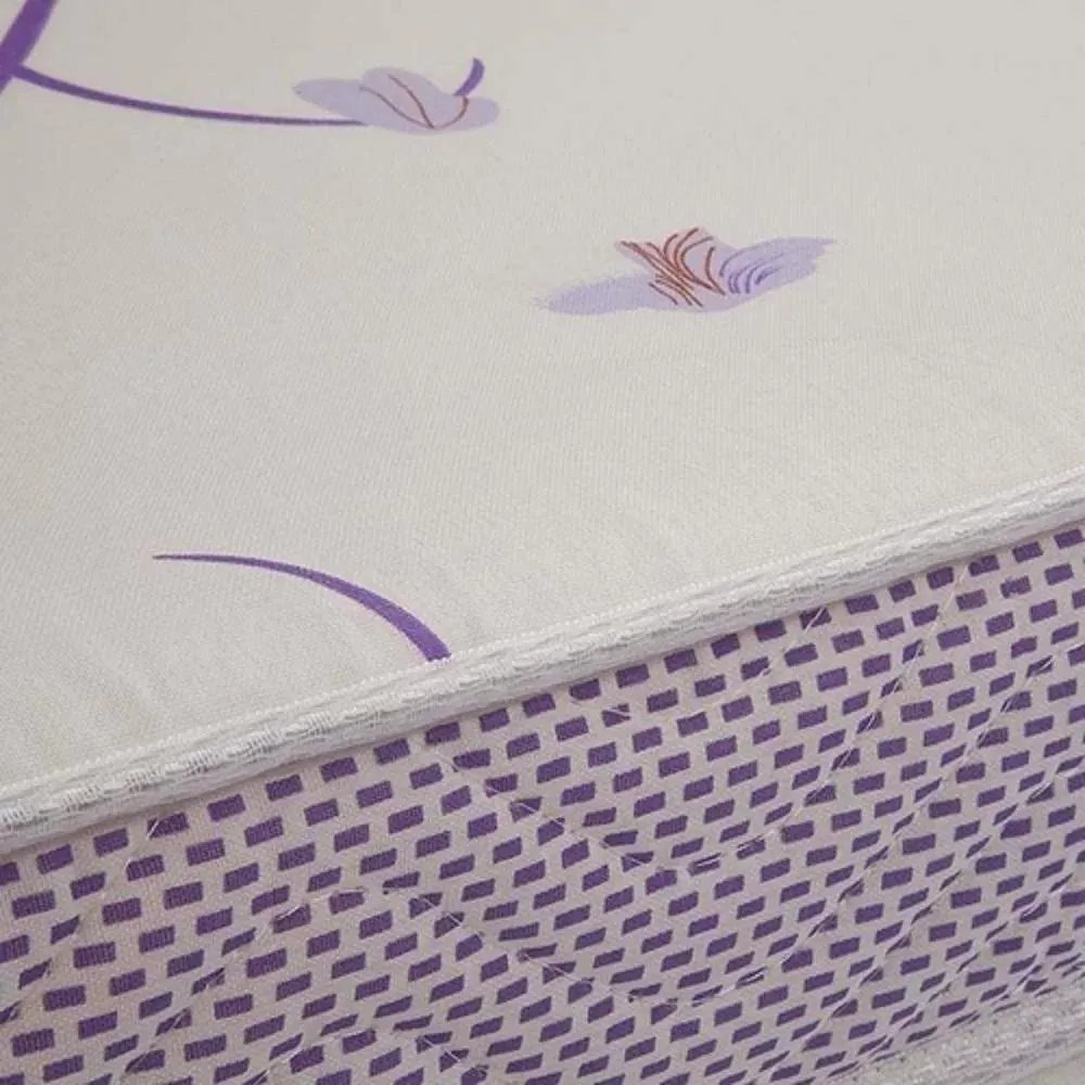 Colchão Solteiro Ortobom Espuma D20 Physical 12CMX88CMX188CM Branco/Roxo Solteiro — imagem 2 de 2