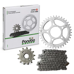 Kit Relação Transmissão Coroa Corrente Pinhão Honda CBX 250 Twister 2001 até 2008