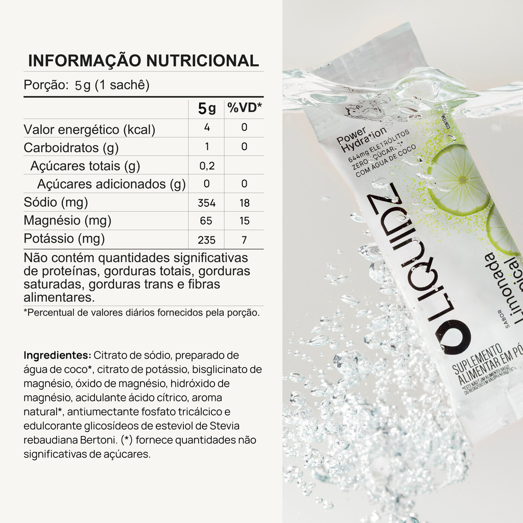 Kit 3 Sabores - LIQUIDZ® - Eletrólitos Zero Açúcares - 3 Caixas - 18 sachês — imagem 2 de 2
