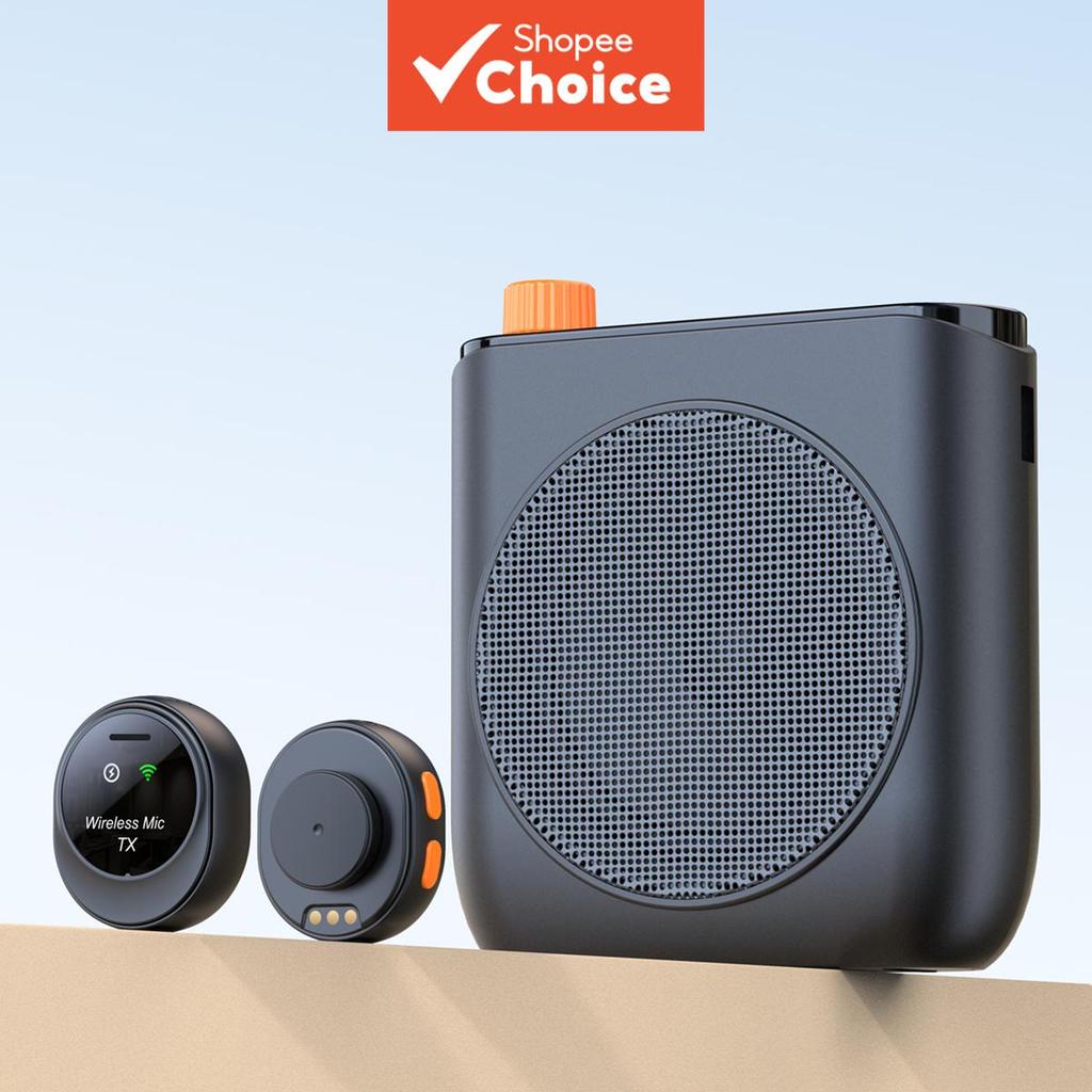 Microfone de Lapela Sem Fio Amplificador Bluetooth Conjunto de Microfone Portátil para Instrutor de Treinador