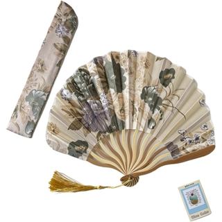 Elegantes Ventiladores Manuais com Design Floral - Perfeitos para Casamentos, Festas e Presentes DZWU