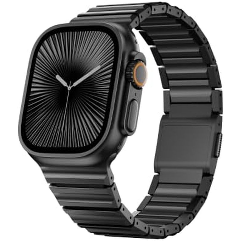VeveXiao Titânio & amp ; Pulseiras De Silicone Compatíveis Com Apple Watch Ultra