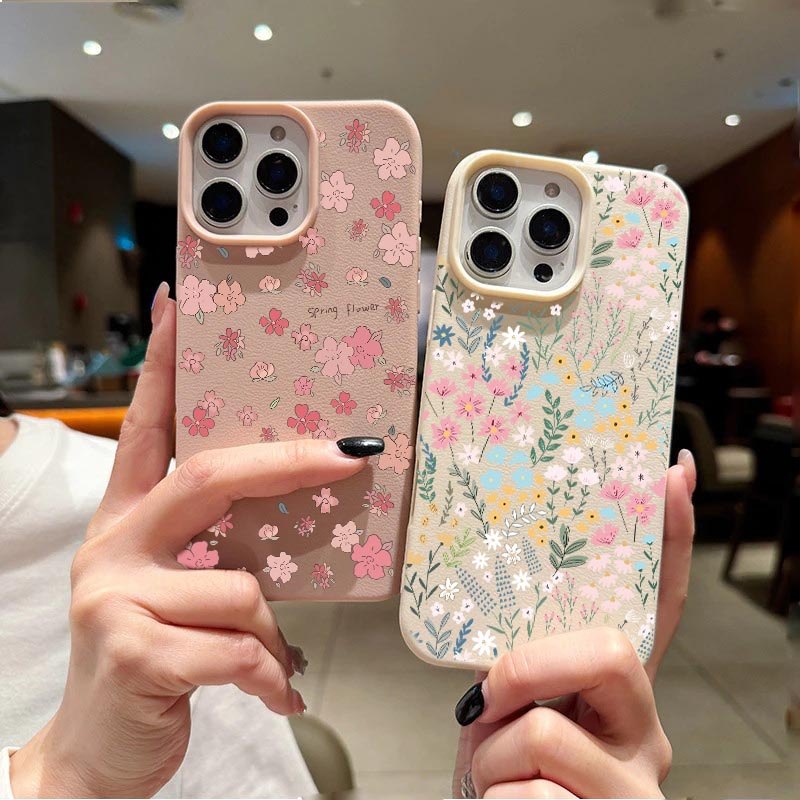 Estilo Coreano Romântico Flor Selvagem Caso De Telefone Para Samsung Galaxy A57 A37 A27 A07 A17 A36 A26 A15 A52 A54 A36 