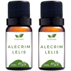 2 Essências de Alecrim Lelis 10ml Hidrossolúvel para Aromatizador Difusor Umidificador base água